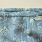 Coldwater Creek Blue Midi Pencil Skirt with Slit 100% silk Photo 3