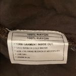 Ariat  Chocolate Blouse with Cream Embroidery Size Medium Photo 4