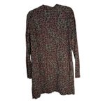Sanctuary Leopard Print Longline Cardigan Sweater Olive Brown Women's M Photo 5
