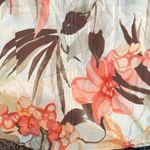 Caribbean Joe  Medium Multicolor Floral Blouse Photo 3