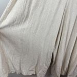 Natural Life Avery Jumpsuit Womens M Ivory Rayon Linen Wide Leg Summer Lagenlook Photo 3