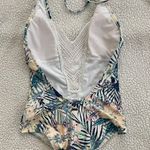 Roxy One Piece Halter Low Back Swimsuit Photo 2