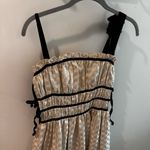 NWT Sofie the Label Claire Dress Gold Jacquard Velvet Straps Size Small Photo 10