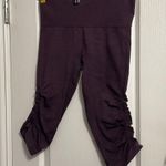 Lululemon In the Flow Crop II in Heathered Black Cherry Photo 2