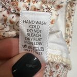 Active USA Floral Front Closure Cropped Ruched Back Blouse Sz M NWT Photo 5