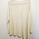 Eileen Fisher Tunic Organic Linen Crepe Asymmetrical Hem Top 1X NWT Light Green Photo 8