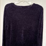 Vintage Jones & Co Deep Purple Pullover Knit Sweater Medium Photo 4