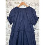 ALC Frank A.L.C. Odin Poplin Midi Asymmetric Cotton Dress Maritime Navy Blue Size 8 NWT Photo 11