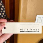 Haute Monde NWT  Black Gold Fishnet Sleeveless Short Dress Size Small / Medium Photo 2