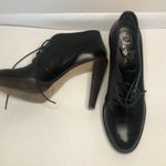 Cole Haan Nike Air Leather Lace Up Black Ankle Boots 9B Photo 3