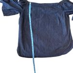 Lauren Ralph Lauren off the shoulder tie denim shirt. 1X. EUC Blue Photo 6