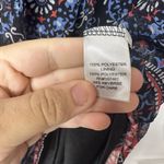 Croft & Barrow Blouse Women’s Size Small Boho Floral Geometric Print 3/4 Sleeve Photo 4