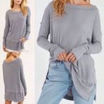 Free People North Shore Tunic, gray, size medium Photo 1