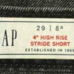 Gap NWOT  Women 4" High Rise Stride Denim Short Black Size 29/8R Distressed Photo 6