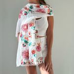 Bijoux Terner Floral- Embroidered shawl Scarf Photo 1