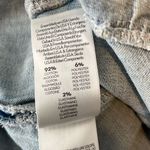 Mother Womens Layered Ruffle Mini Raw Edge Skirt‎ Blue Denim Light Wash Size 27 Photo 8