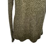 American Eagle  Gray Knit Mock Neck Oversized Small Sweater Photo 2
