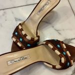 Oscar de la Renta Vintage  Kitten Heel Sandals Photo 0