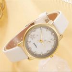Luxury Women Bracelet Quartz Watches For Women Leather Watch Ladies Sports White Photo 3