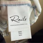 Rails Viera Top Ryland Stripe Size Small Linen Short Sleeve Comfy Top Summer Photo 4