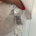 Old Navy  cut work eyelet white tie neck blouse small Photo 4