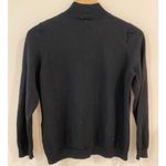 Sézane Sezane High Neck Shoulder Button Tab Jacob Jumper Sweater Black Women's Size XXL Photo 3