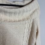 Anthropologie  Sleeping on Snow Off-Shoulder Cream Sweater Photo 3