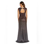 R & M Richards NWT  9116 Ombre Long Formal Dress IN BRONZE Photo 3