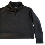 Juicy Couture  Sport Black‎ Quilted Crop Funnel Neck Pullover Sweatshirt- L Photo 12