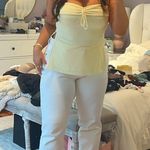 Princess Polly Yellow Strapless Top Photo 0