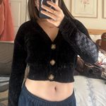 Urban Outfitters  Chenille Cropped Cardigan Photo 2