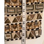 Veronica Beard Embellished Geometric Jacket Beaded Metallic Tribal Print Size 10 Photo 7