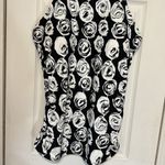 Anne cole  Swim Tank Top Black White Floral Estilo Removable Pads Size 22W Photo 2