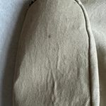 ˚₊‧꒰ა 90's embroidered floral tapestry cream bag with adjustable straps and wooden closure ໒꒱ ‧₊˚ Tan Photo 6