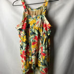 Catherines  WO SIZE 22W TROPICAL PRINT BATHING SUIT TOP ONLY LONG LENGTH Photo 7