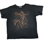 Daydreamer  Fort Worth T Shirt Womens XL Cowboy Rodeo Tee Gray Cotton USA Photo 1