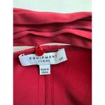 Equipment NWT  Femme Shirt in Raspberry red with Removable Neck Tie, Size S Photo 7