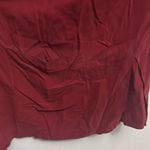 August Silk  Red 3/4 Sleeve Button Down Shirt Photo 5