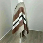 Dynamite  Striped Poncho Sweater OS Photo 2