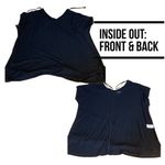 Apt. 9  BLACK JERSEY KNIT TUNIC WITH SILVER STUDDED DETAILS NWT (0X) Photo 7