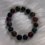 New Indian Agate Stretch Bracelet Photo 4