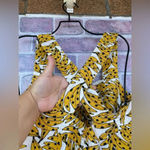 Farm Rio Spotted Bananas Cross-Back Mini Dress XS Photo 8