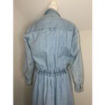 Eddie Bauer Vintage Western 100% Cotton Prairie Maxi Denim Jean Dress M Photo 8