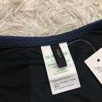 J.Crew Textured Curved Waist Cheeky Bikini Bottom BC050 Navy Blue Photo 4