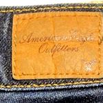 American Eagle Skinny Kick crop Jeans women's stretch size 6 sequin pockets Photo 5