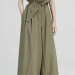 Adam Lippes Wide Leg Sage Green Pants Photo 0