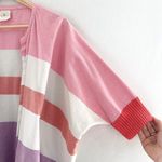 Anthropologie  Hei Hei Colorblock Cardigan Coverup Sweater One Size Dolman Sleeve Photo 5