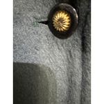 VTG John Weitz Womens Double Breasted Military Pure WoolTrench Coat Size 6 Green Photo 3