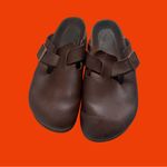 Birkenstock Boston Oiled Brown Leather Clogs 🔥 Photo 2