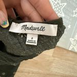 Madewell  Voile Puff-Sleeve Top in Floral Green Size 2 Photo 4